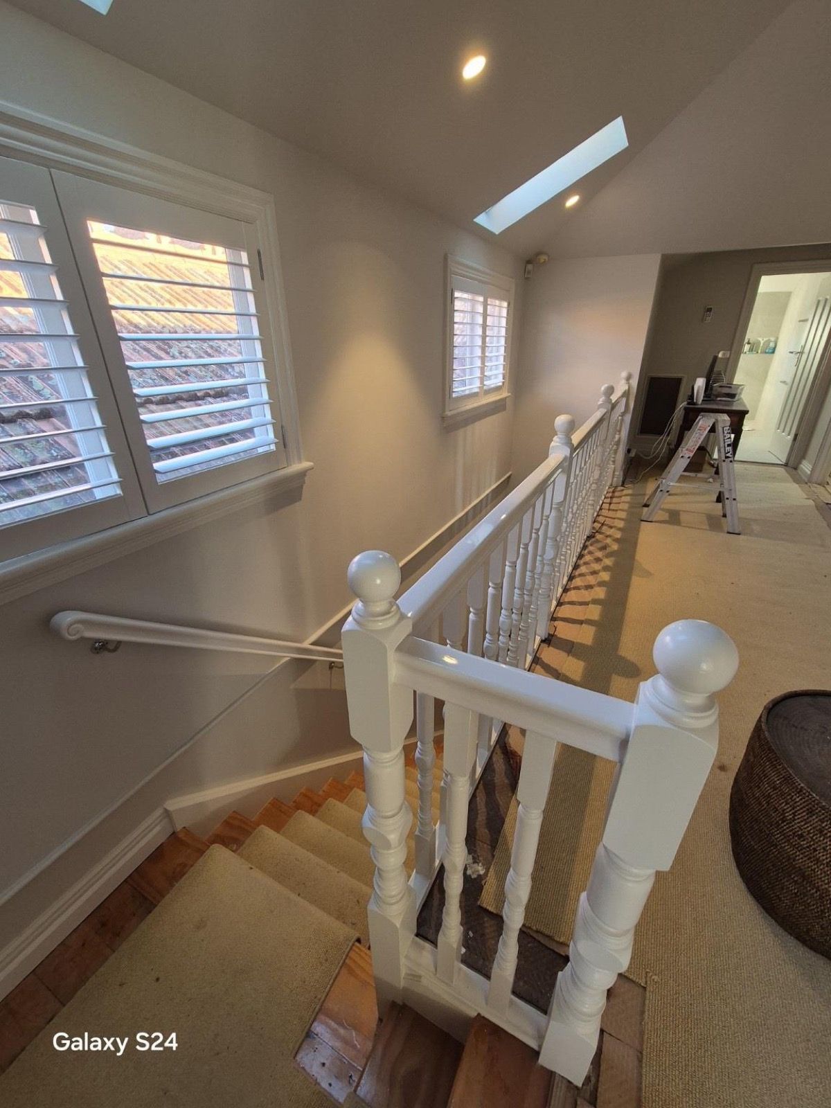 Malvern East staircase and landing repainted